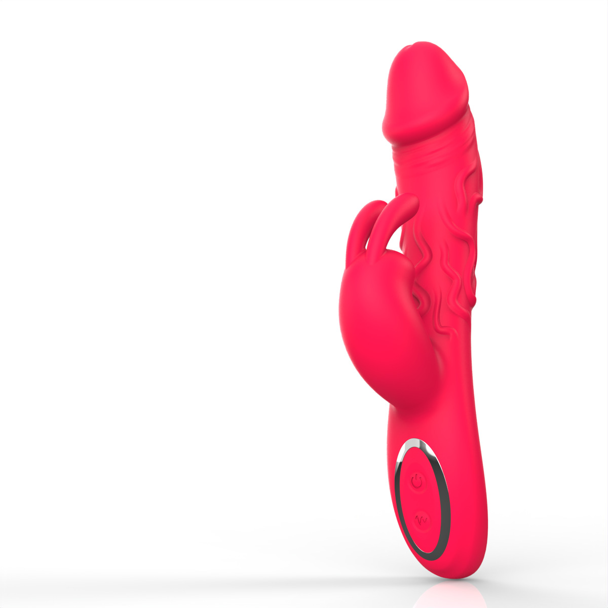 10-Mode Silicone Dual-Stimulation Rabbit Vibrator-WeLovePlugs