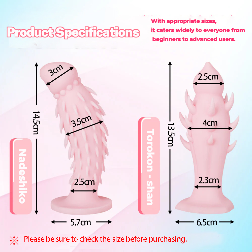 Cat's Tongue Paradox Butt Plug Knotted Dildo-WeLovePlugs