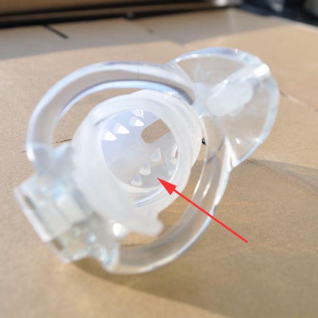 Chastity Cage with Inner Spikes -WeLovePlugs