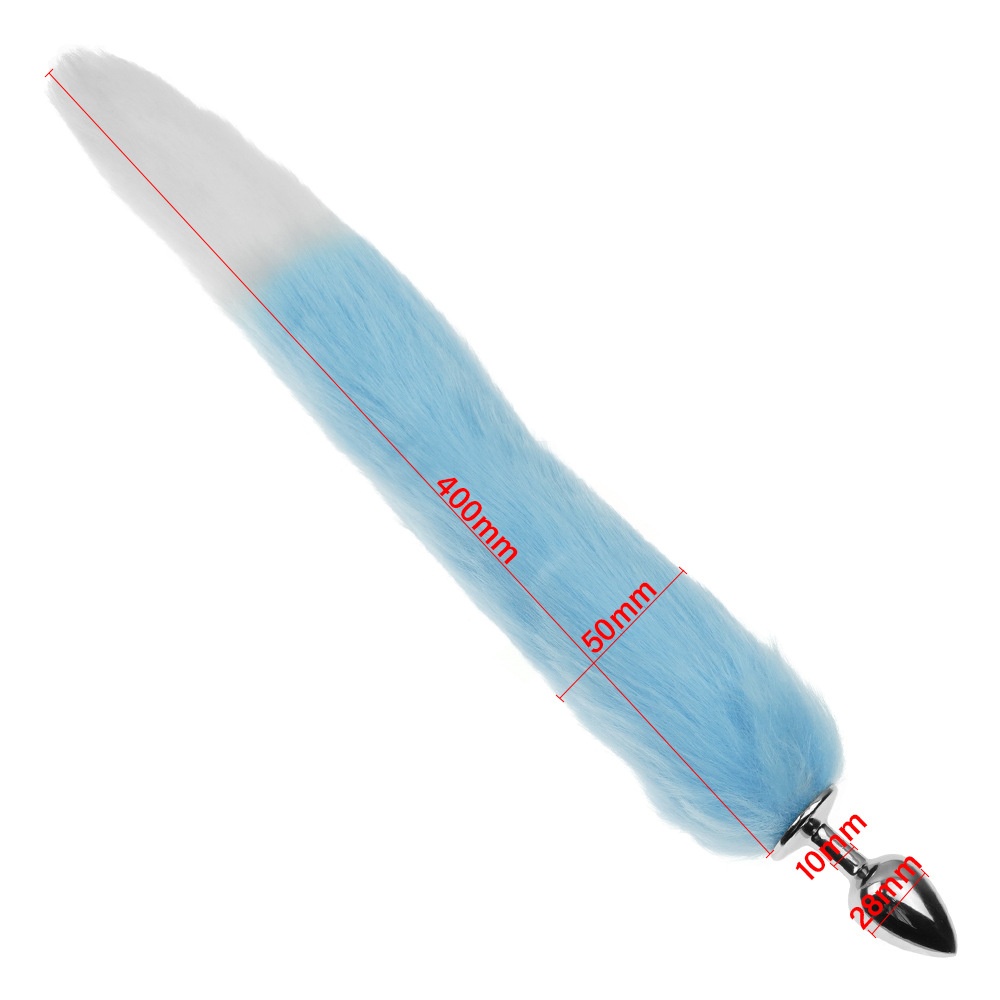 15.75'' Fox Tail Butt Plug – 1.97'' Tail Width, 1.10'' Comfort Fit - image 1