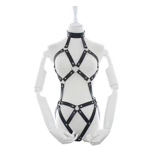 Obsidian Embrace Harness Lingerie