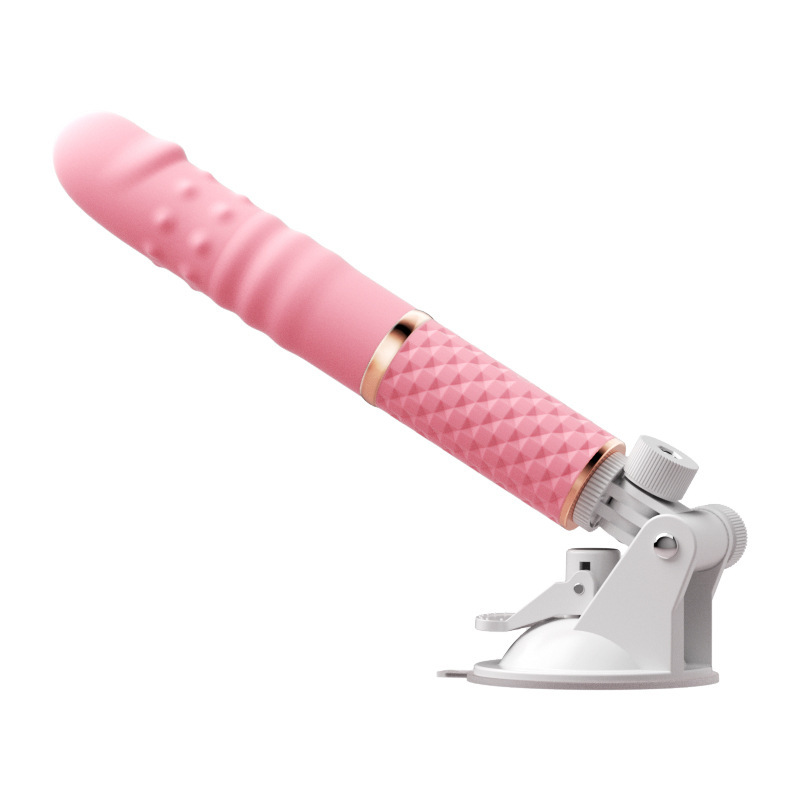 2-in-1 Sex Machine & Realistic Dildo With 10 Thrusting Modes  - Pink - image 2