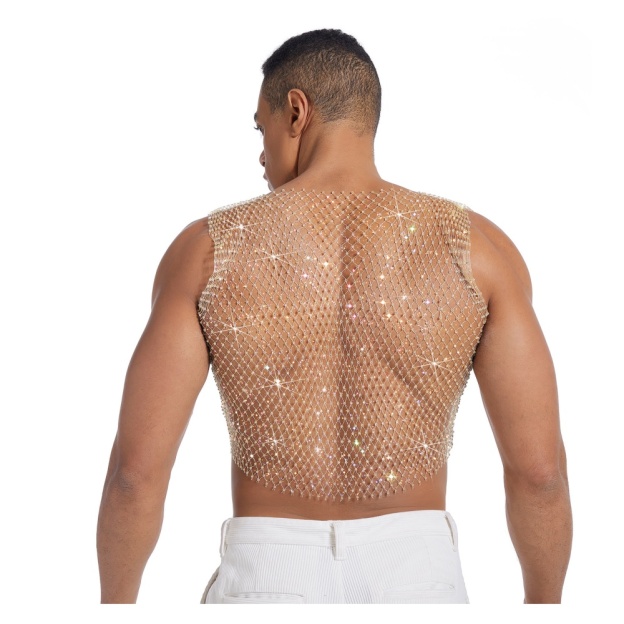 Starluxe Mesh Sparkle Top – Style D - image 5