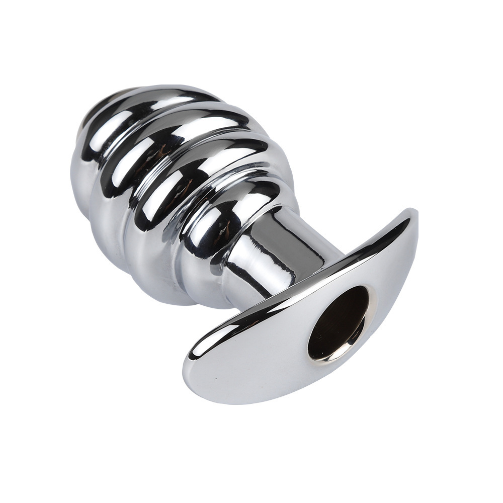 Hollow Ribbed Anal Plug -WeLovePlugs