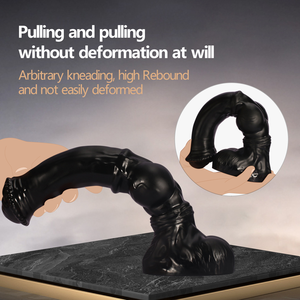 Flexsuction Anal Plug Monster Wolf Dog Dildo-WeLovePlugs