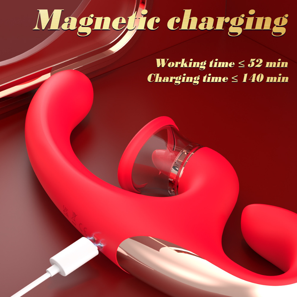 9+9 Dual Stimulation Clitoral Suction & G-spot Vibrator - image 5