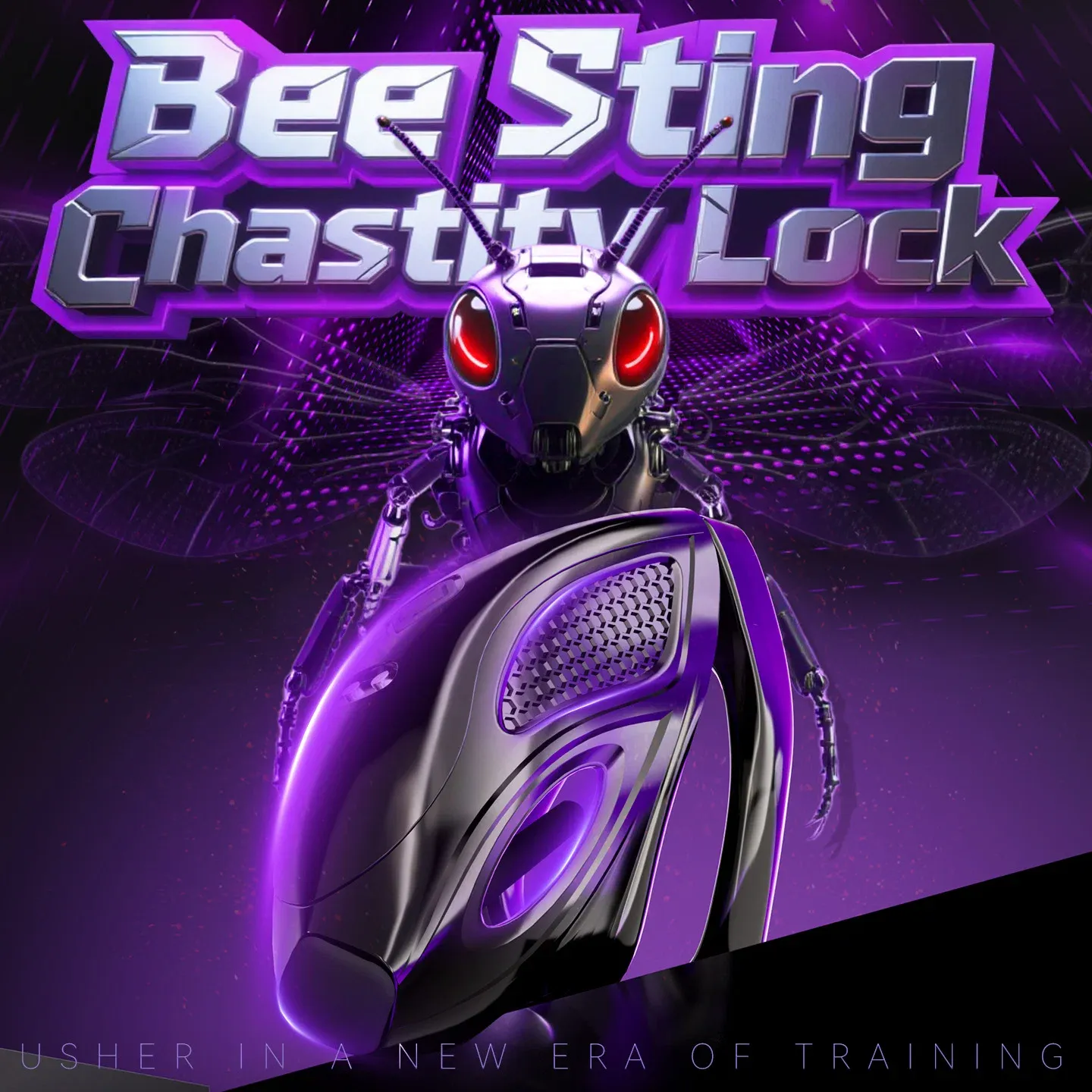 Bee Sting App Controlled Electric Shock Chastity Cage - image 12