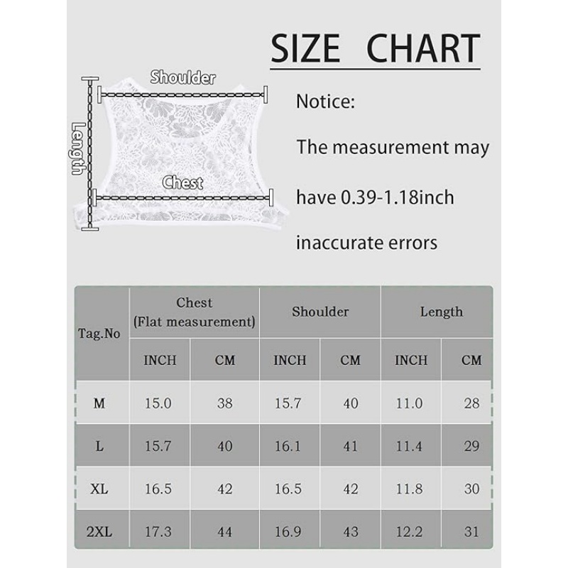 Men Tank Top Vest Lace Sleeveless Shirt Bra - image 1