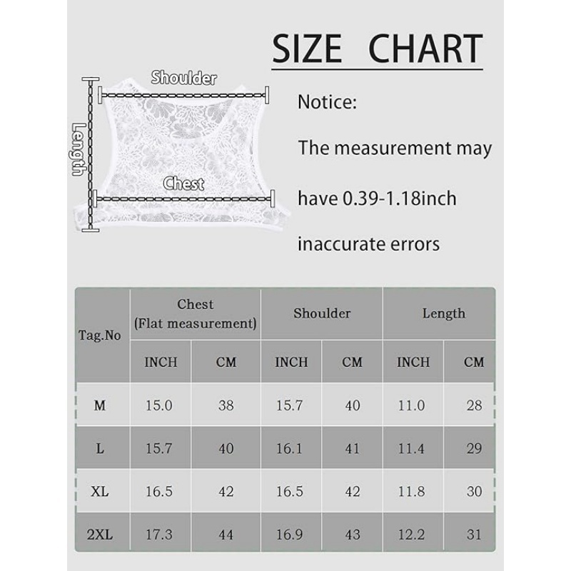 Men Tank Top Vest Lace Sleeveless Shirt Bra - image 1