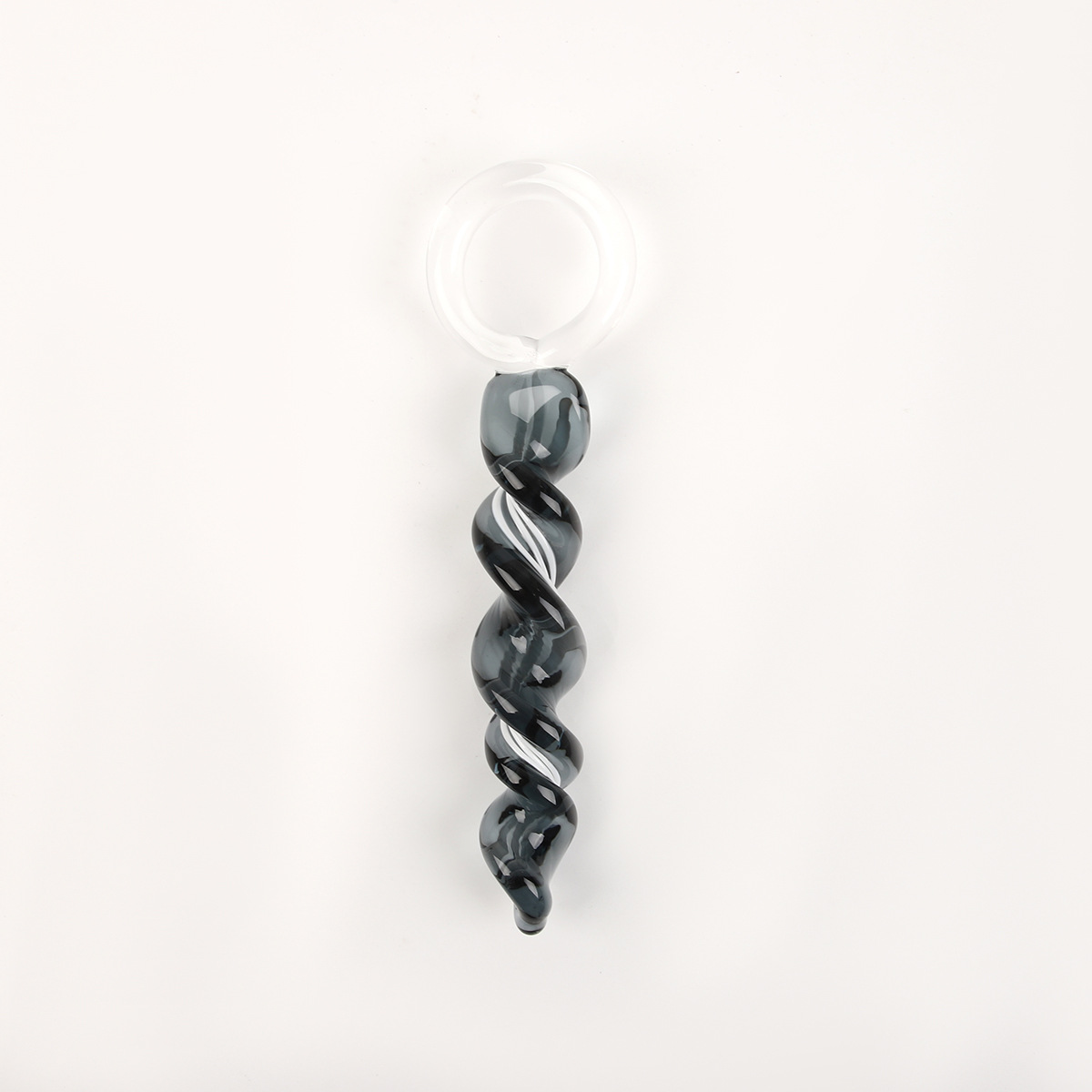 Anal Trainer Crystal Thread Glass Anal Plug - B - image 2