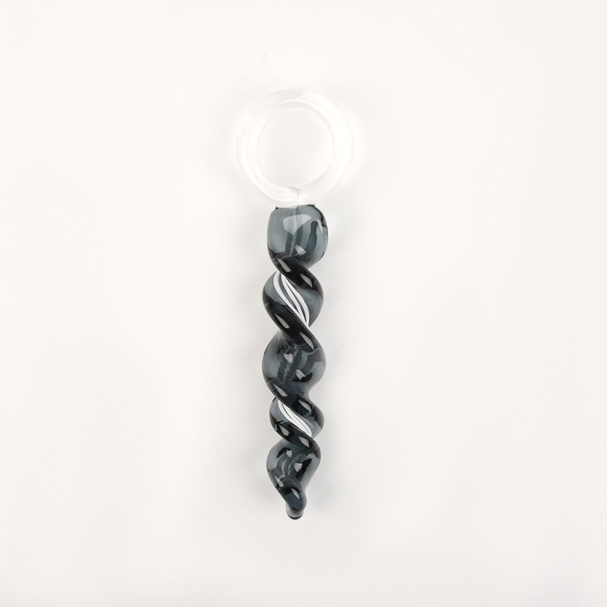 Anal Trainer Crystal Thread Glass Anal Plug - B - image 2