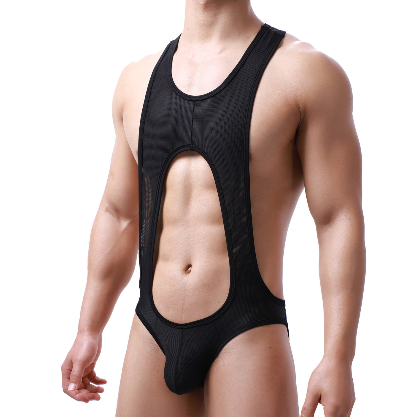 Jockstrap Backless Men Leotard - Black - 2XL - image 10