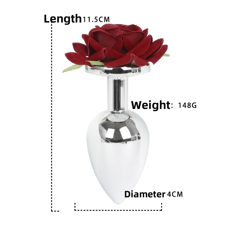 EcoRose – Sustainable Floral Anal Plug & Nipple Clamp Set-WeLovePlugs