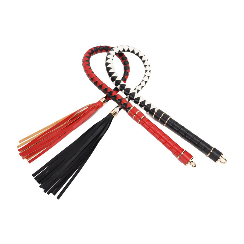 90cm Braided Single-tail Whip With Loose-strand Tip - image 2