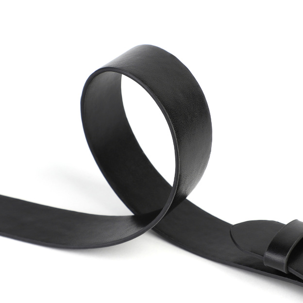 BDSM Leather Strap/Paddle Wood Handle Belt Paddle -Storage Bag Included-16.1x1.4inch,Black-WeLovePlugs