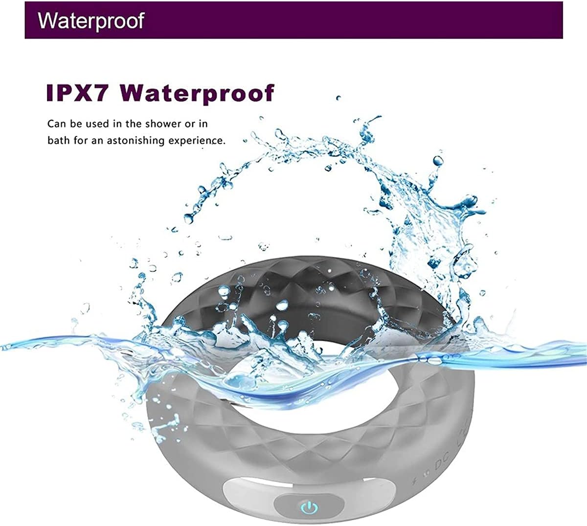 Electric Cock Ring (Delay 10 Vibration Modes+Clitoris Stimulation)-WeLovePlugs