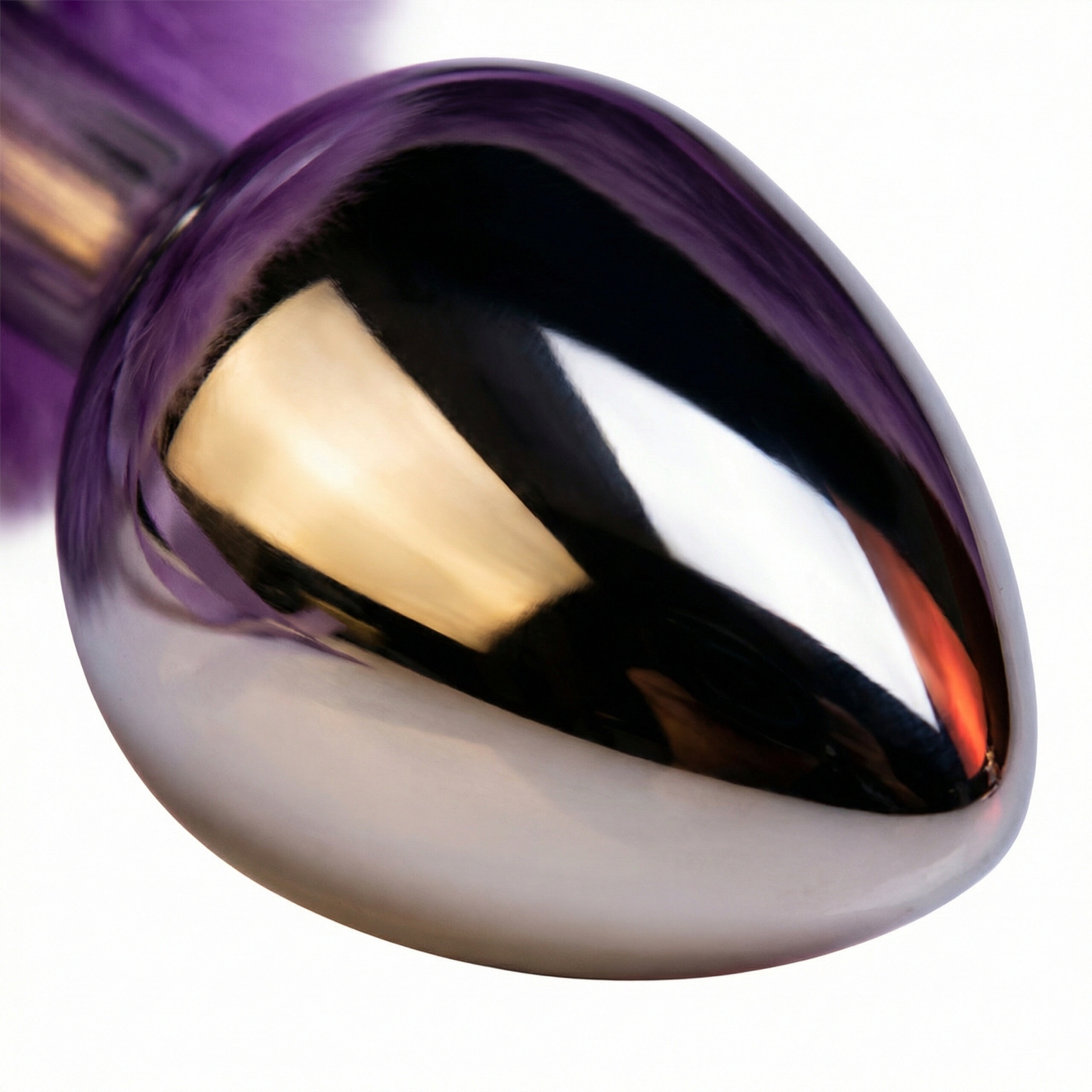 15'' Lavender Fox Tail Plug Set - image 2