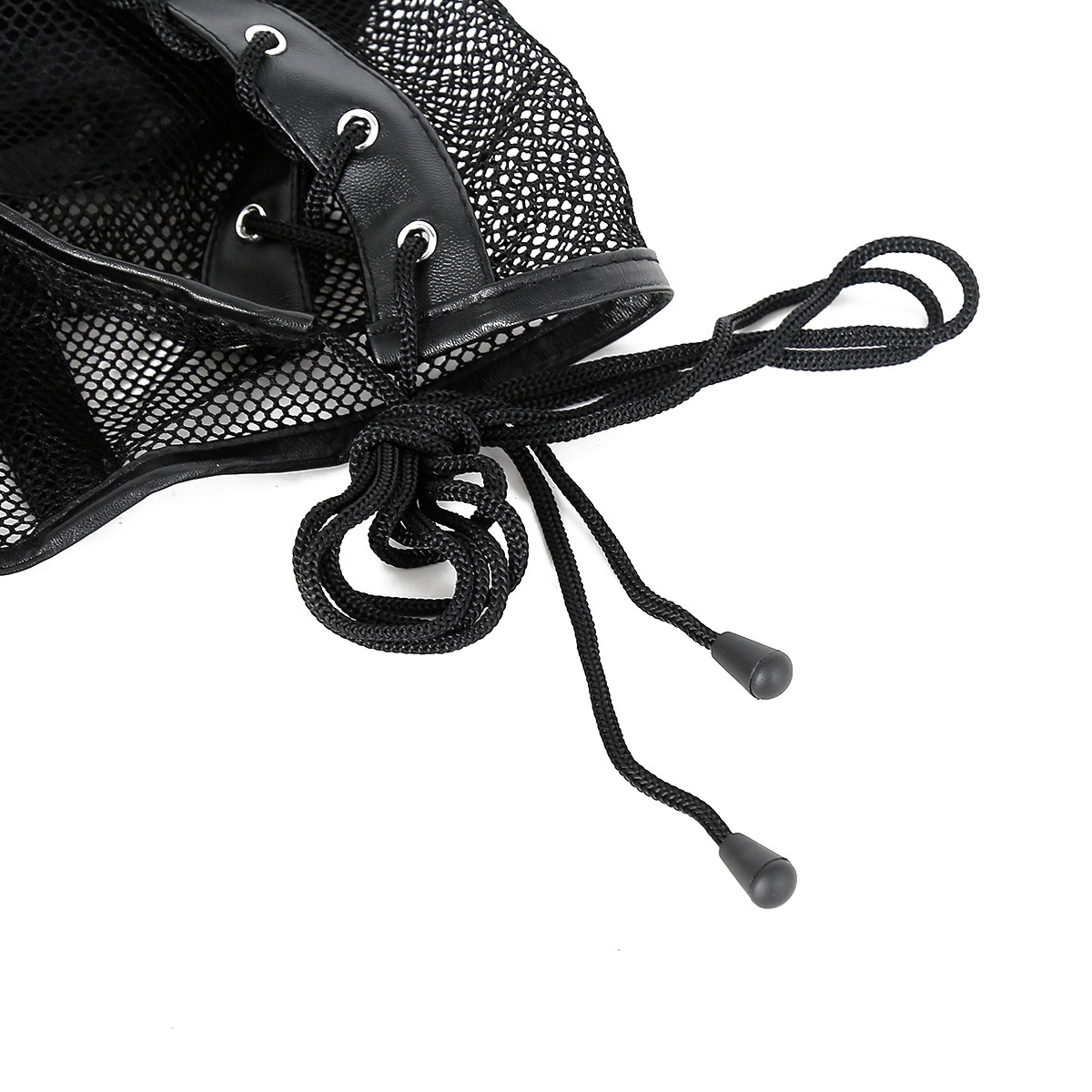 BDSM Mesh Full Face Mask With Mouth Hole And Eye Hole-WeLovePlugs