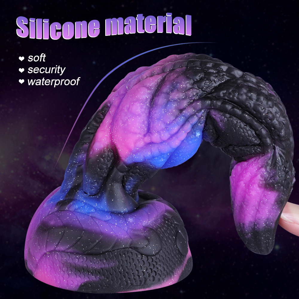 Fantasy Tentacle Knotted Dildo – Soft Liquid Silicone with Suction Base
