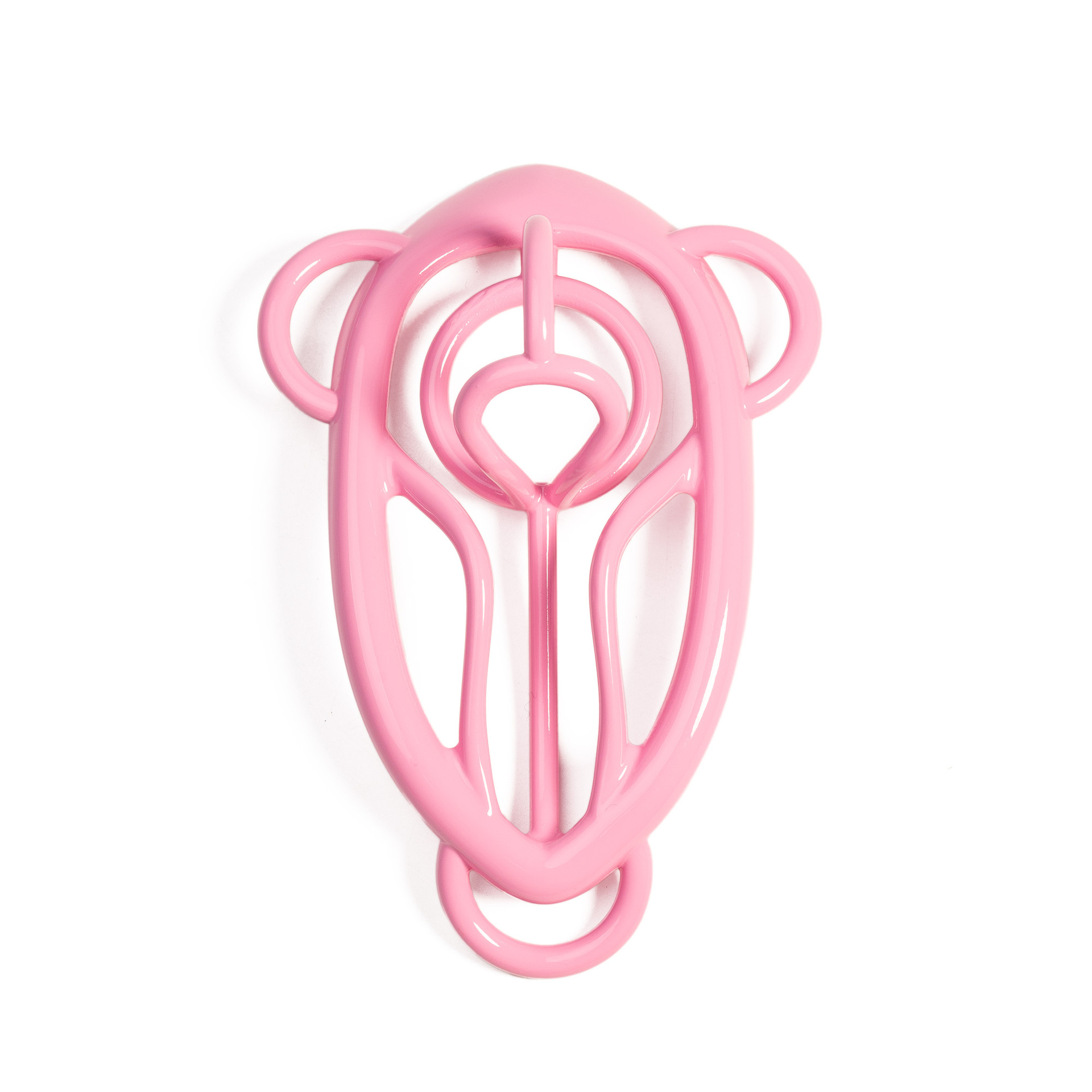Blush Aura Resin Chastity Clamp - Pink - image 4