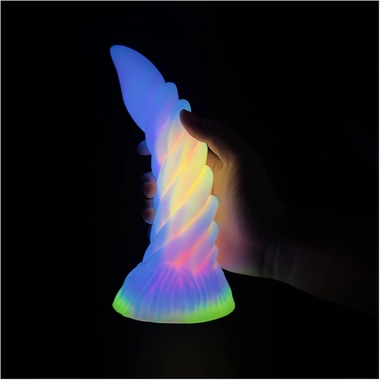 7.48'' Anal Glow In The Dark Dildo with Suction Cup - image 1