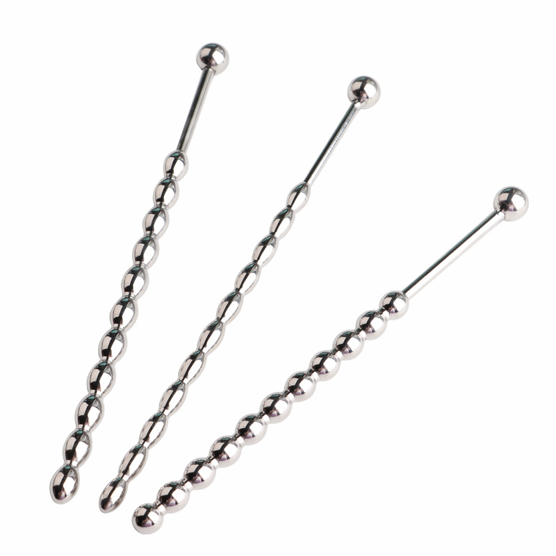 Multi-size Beaded Urethral Sounding Rods-WeLovePlugs