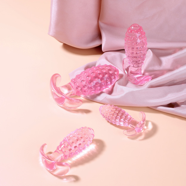 Pineapple Crystal Creative Beaded Butt Plug-WeLovePlugs