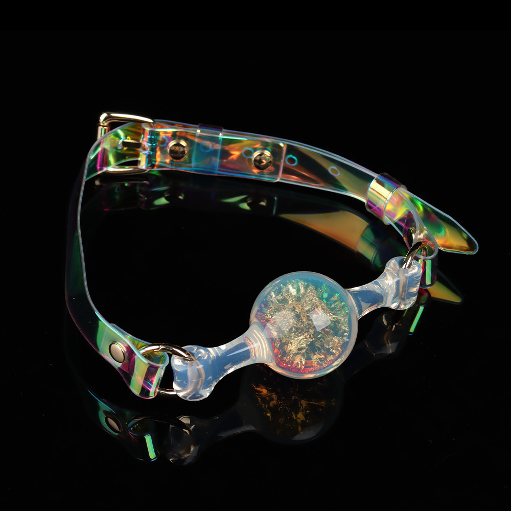 Crystal Breath Control Aesthetics · Bling Ball Gag-WeLovePlugs