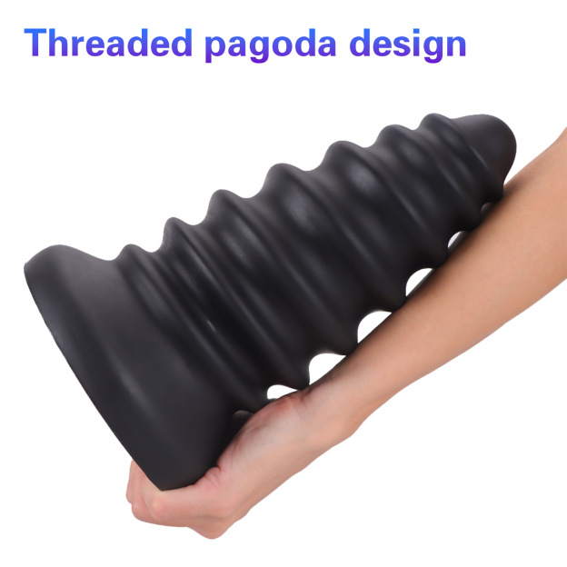 Triple-Stage Titan Huge Spiral Butt Plug-WeLovePlugs