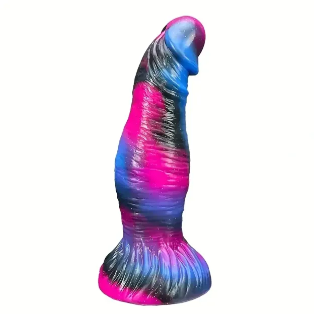 8.07" Ultra-Soft Monster Silicone Knot Dildo with Suction Cup Base