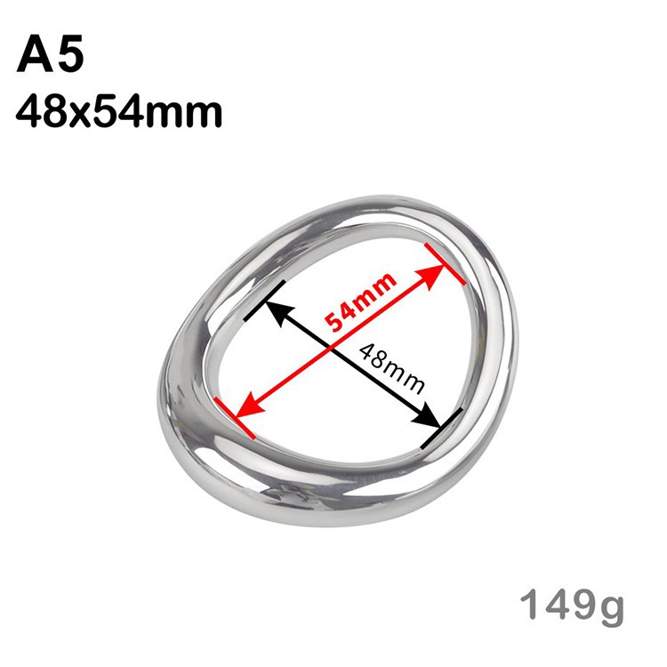 Ergonomic Steel Cock Ring -WeLovePlugs