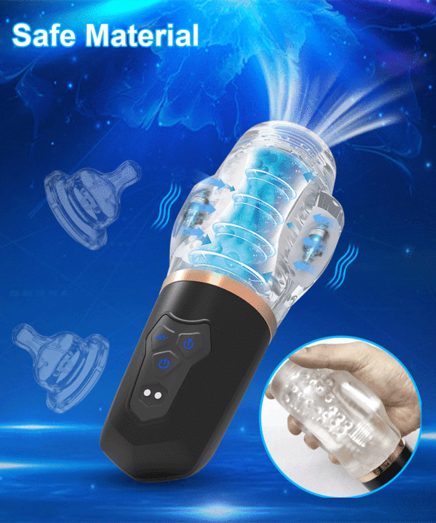 Sucking Good Masturbator 10 Vibrating Modes Stroker  -WeLovePlugs