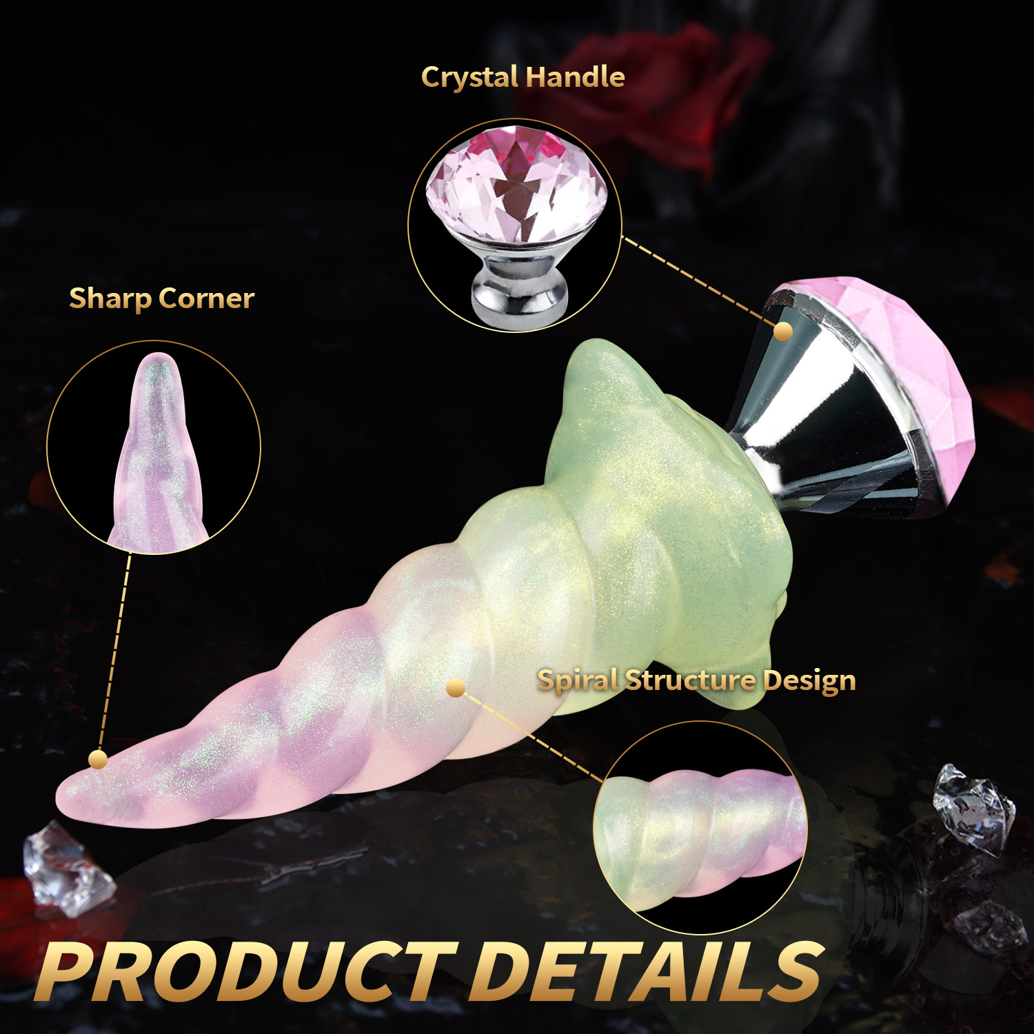 5.19'' Candy Glow Unicorn Plug - image 5