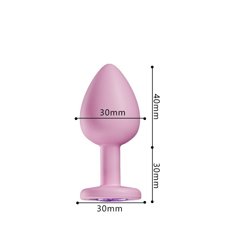 Crystal Diamond Anal Butt Plugs 3 Set