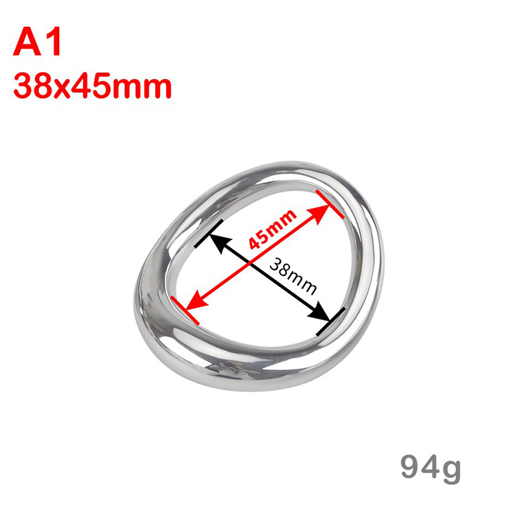 Ergonomic Steel Cock Ring -WeLovePlugs