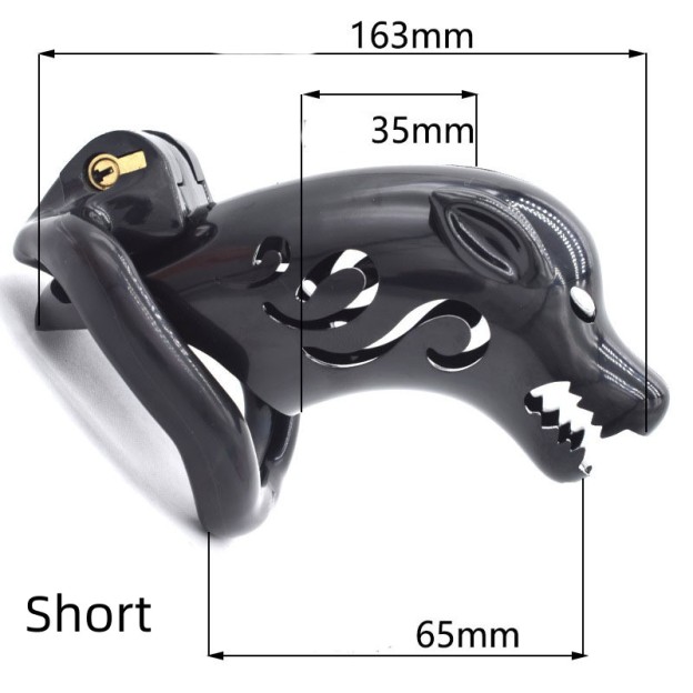 Dog Head Chastity Cage -WeLovePlugs
