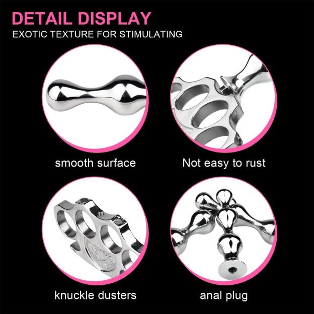 2-in-1 Knuckle Duster Anal Plug-WeLovePlugs