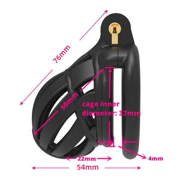 Cucky Cage: Minus Edition (Resin Micro Chastity Cage) -WeLovePlugs