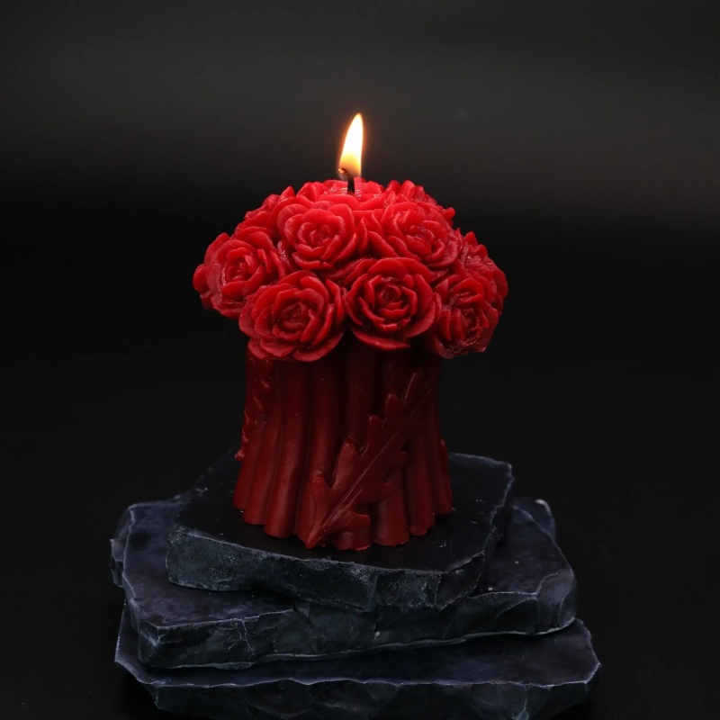 Flower-shaped Low-temperature Candle - image 7