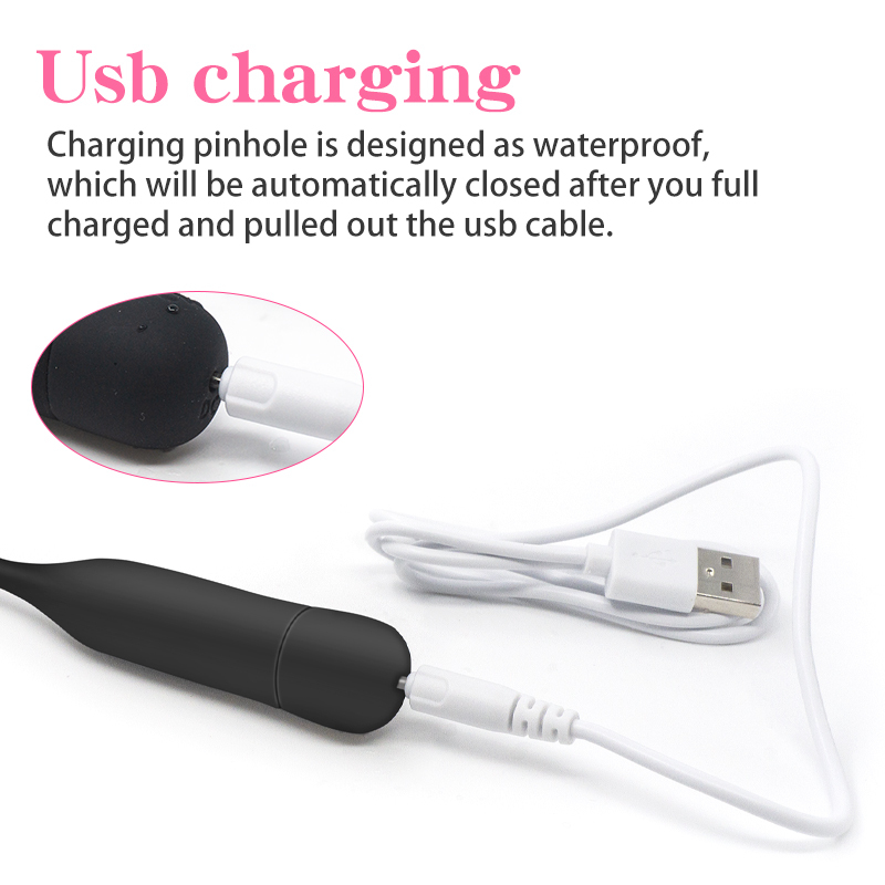 UltraPleasure 10-Speed Silicone Urethral Sound-WeLovePlugs