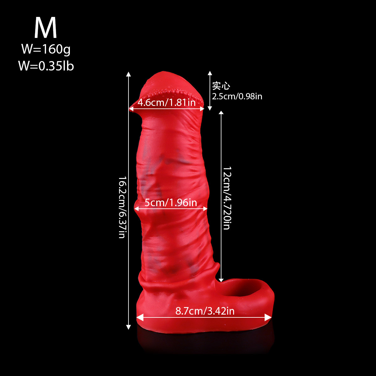 Crimson Stallion Silicone Plug-WeLovePlugs