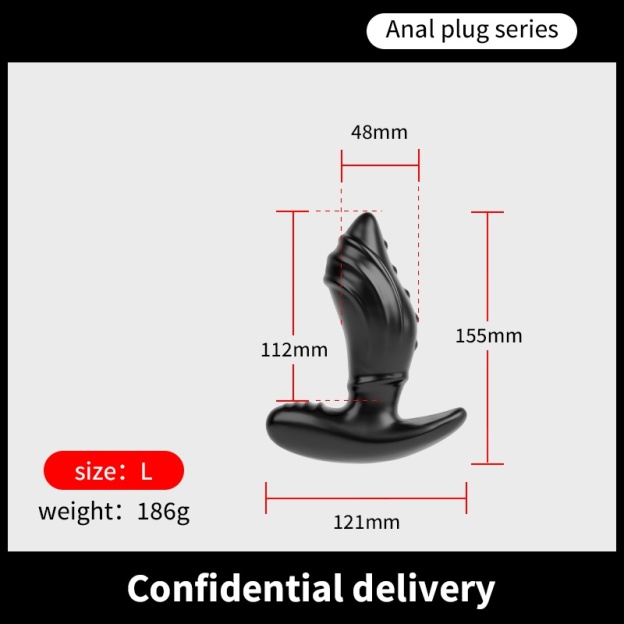 SharkTide TPE Anal Plug-WeLovePlugs