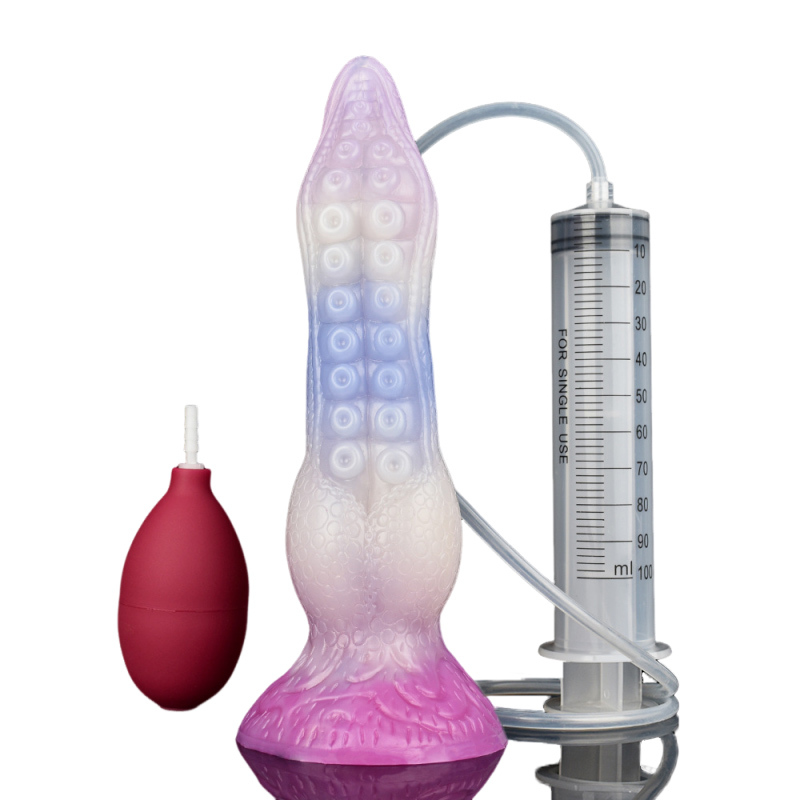 Octopus Tentacle Squirting Dildo with Suction Cup