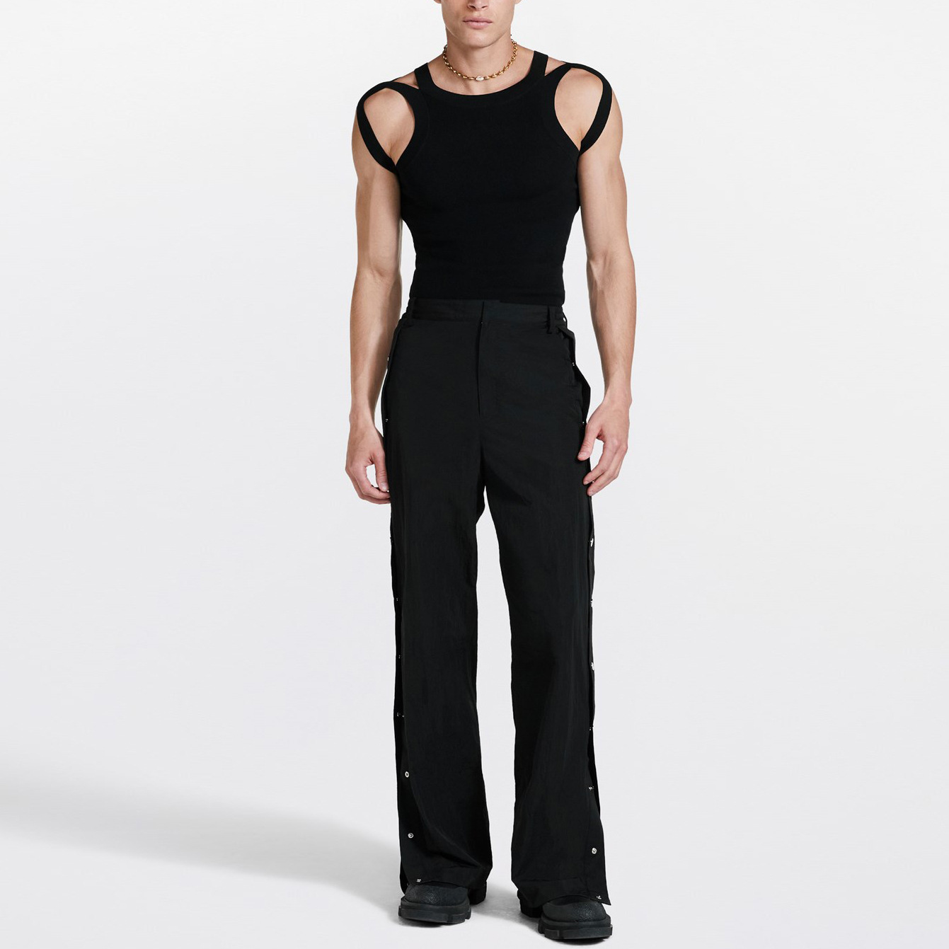 Men's Cut-Out Sexy Stretch Skinny T-Shirt - image 9