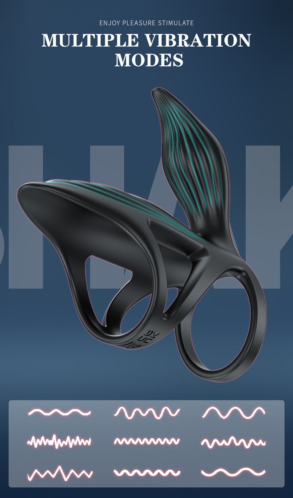 Dual-Stimulation Vibrating Penis Ring for Couples – APP-Controlled & Body-Safe-WeLovePlugs