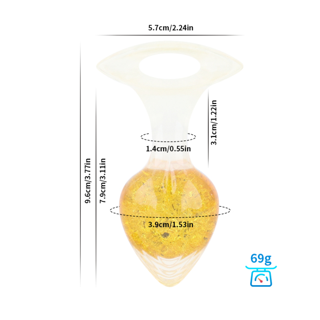 Crystalix Silicone Anal Plug-WeLovePlugs