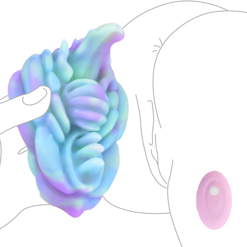 Monster-Inspired Female Grinder – Dual-Action Tongue + Textured Grinding Pad-WeLovePlugs