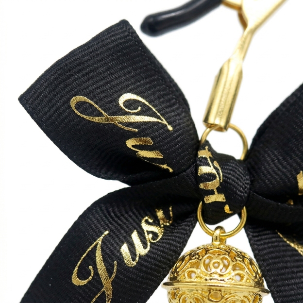 Metal Alligator Clamp Set with Bells & Bow Accents - image 3