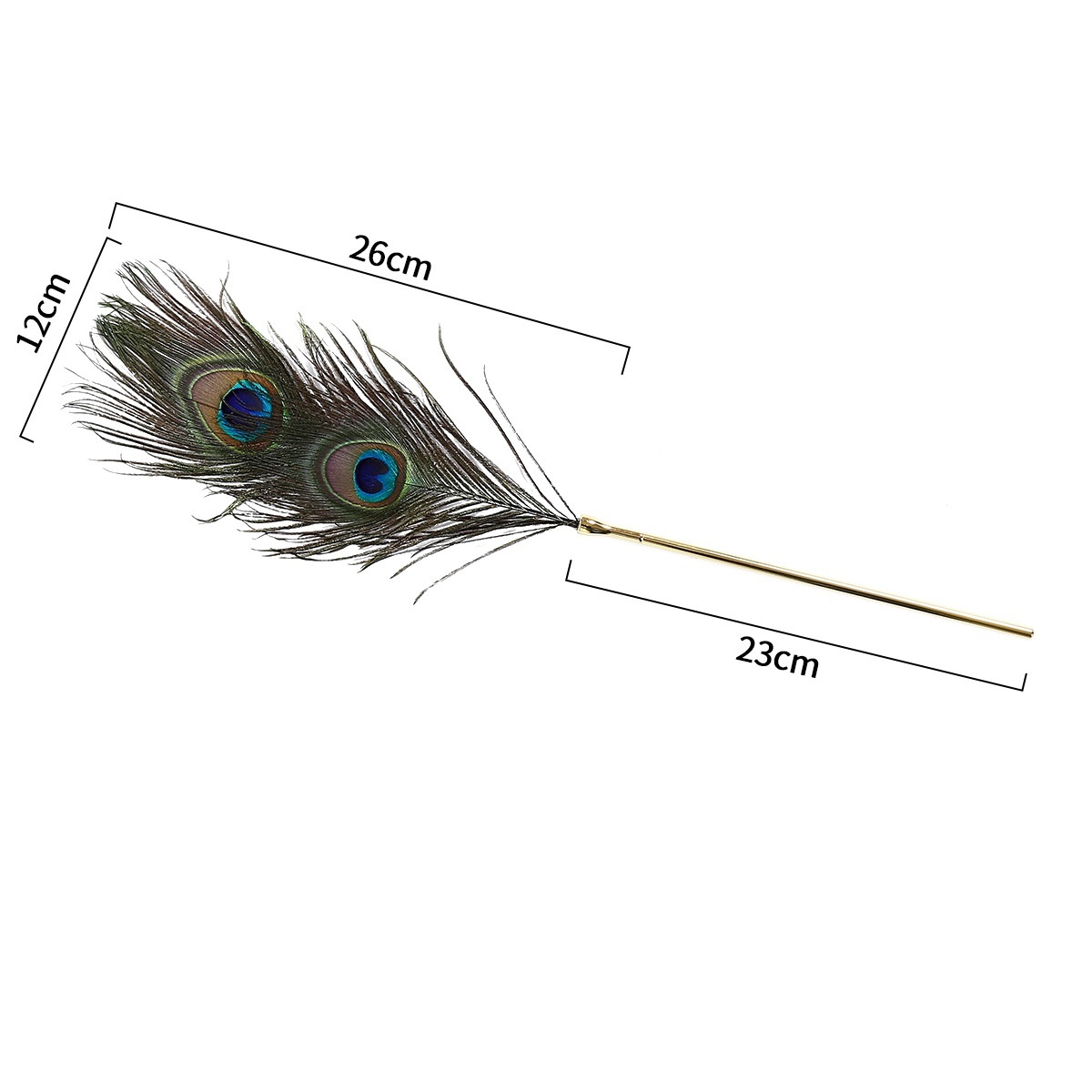 Taboom Dona peacock feather tickler