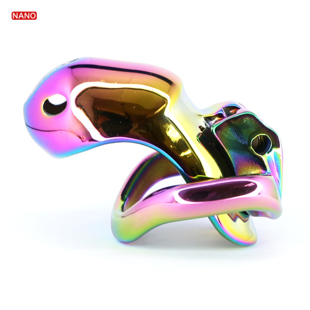 Rainbow HT-V3 Stainless Steel Male Chastity Device -WeLovePlugs